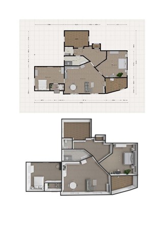 Plattegrond - Grootestraat 33, 6063 AK Vlodrop - Nieuwe indeling Grootestraat 33 6063 AK VLODROP (002).jpg